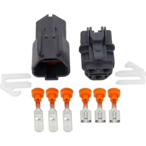 3 Pin male and female waterproof car connector with terminal DJ70353A-6.3-11/21