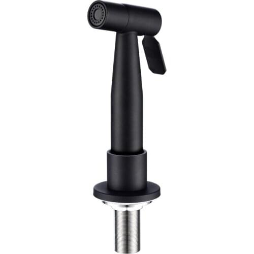 304 stainless steel black kitchen sink nozzle shower sink accessory socket vegetable basin pull spray gun set