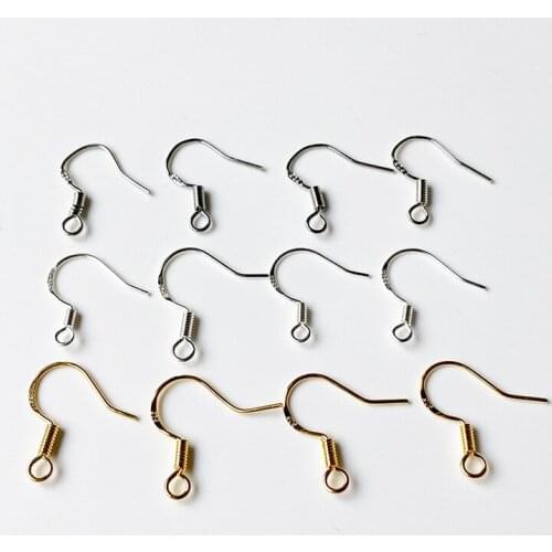 5Pcs DIY Metal Keychain Necklace Accessory Decoration 925 Copper Ear Hook U-Shaped Ear HookBackpack Pendant Accessories GiftA307