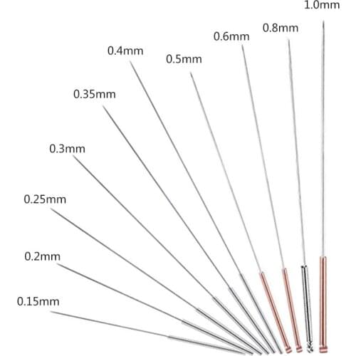 5Pcs Stainless Steel Cleaning Needle 0.2mm 0.3mm 0.35mm 0.4mm Part Drill For V6 Nozzle 3D Printers Parts