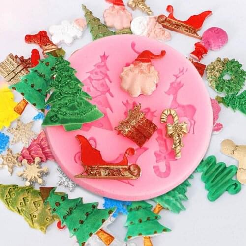 60% Dropshipping!Home Dessert Mould Environmentally Friendly Heat-resistant Silicone Christmas Tree Shaped Cake Mould