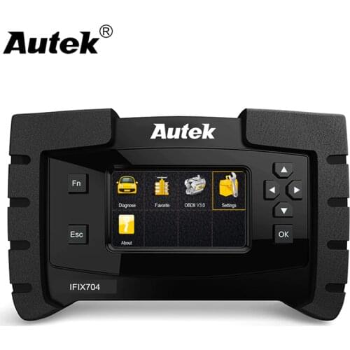 Autek IFIX704 Full System OBDII Auto Scanner For Chrysler Ford Toyota ABS Airbag SRS IMMO Multi-Language OBD2 Diagnostic Tool