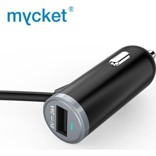 USB Car Charger For iPhone X Samsung S9 S8 Plus Auto Charging LED Phone Car-Charger With Cable For iphone/Micro USB/USB Type-C