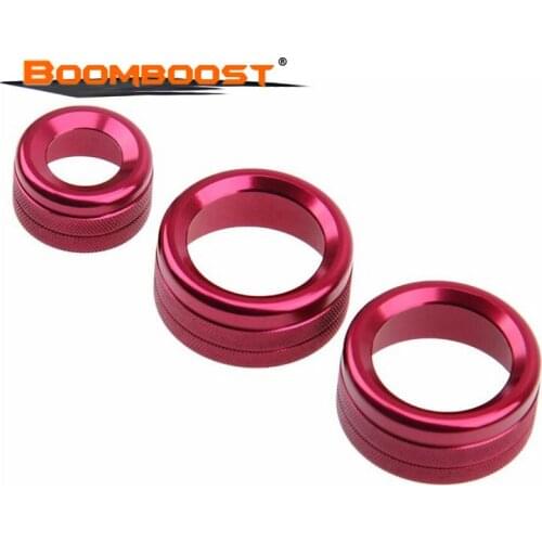 Car styling decoration Air Condition Knob Button Cover Ring trimFor B/MW 1234 series 3GT high equipment 3 Colors