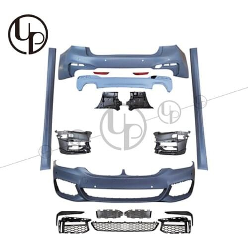 5series G30 G38 MT design facelift body kits for G30 front bumper side skirts rear bumper car bodykits