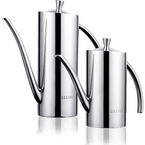 500/700ml Stainless Steel Olive Oil Bottle Vinegar Dispenser Sauce Seasoning Batcher Can Pots Oil Container Kitchen Accessories