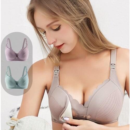 Wireless Maternity Nursing Bra Suit Womens Breastfeeding Pregnancy Allaitement Baby For Cotton Top Feeding Underwear Sets Soft
