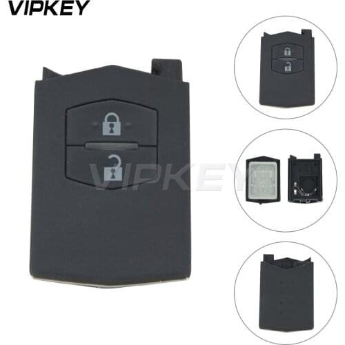 Remotekey 2 buttons Remote key shell cover replacement one part of key case for Mazda 3 5 6