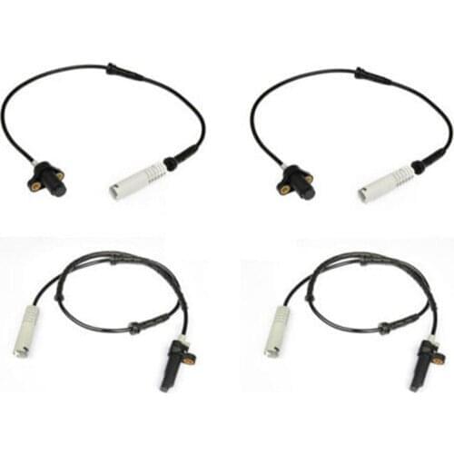 4PCS Front Rear Left Right ABS Wheel Speed Sensor For BM 520i 523i 528i 535i 540i E39 34521182159 34521182160