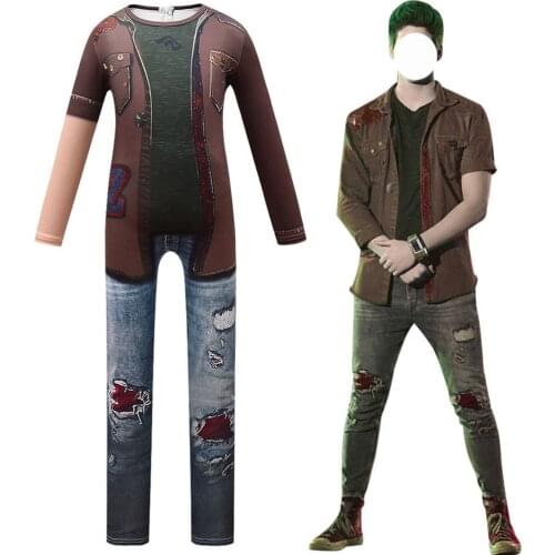 Halloween Costumes for Kids 2020 Zombies 2 Bucky Eliza Zed Bree Cosplay Boys Girls Back Zipper Bodysuit Jumpsuit Party Clothing