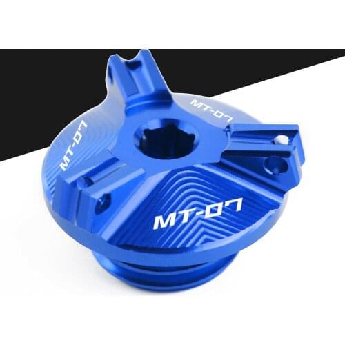 For YAMAHA MT07 MT-07 FZ07 2014 2015 2016 2017 2018 2019 2020 2021Motorcycle Accessories Engine Oil Filler Cup Plug Cover cap Sc