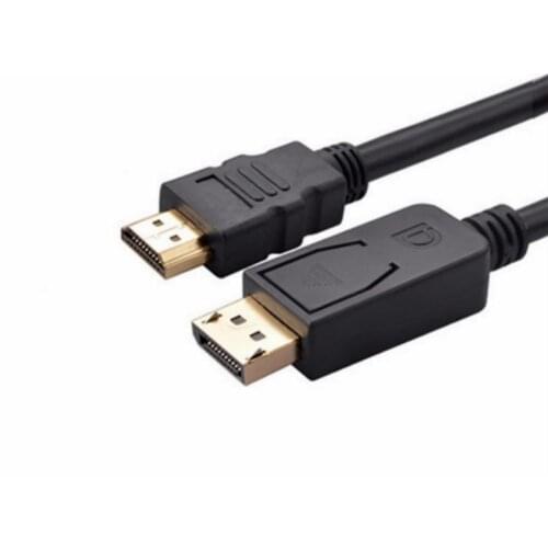 DP to HDMI Cable Male to Male DisplayPort to HDMI conversion Video Audio Adapter Cable for PC HDTV Projector Laptop 1080P