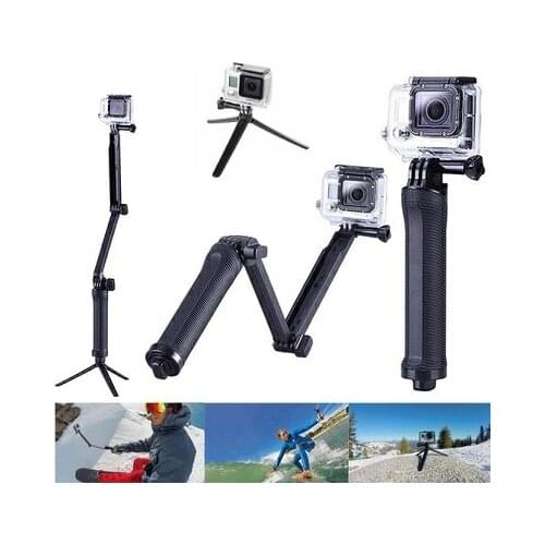 GJUELIRRA Waterproof Selfie Stick Floating Hand Grip + 3-Way Grip Arm Monopod Pole Tripod for GoPro 9 Xiao YI SJCAM Osmo Action