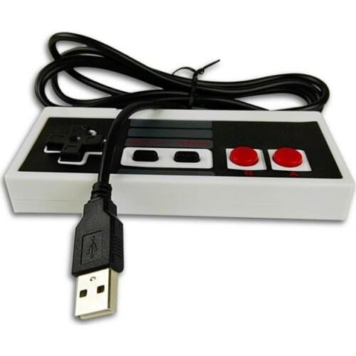 ViGRAND 50pcs Classic Retro Wired USB Game Controller For Nintendo NES JoyStick For NES Controle For Windows PC for MAC Gamepad