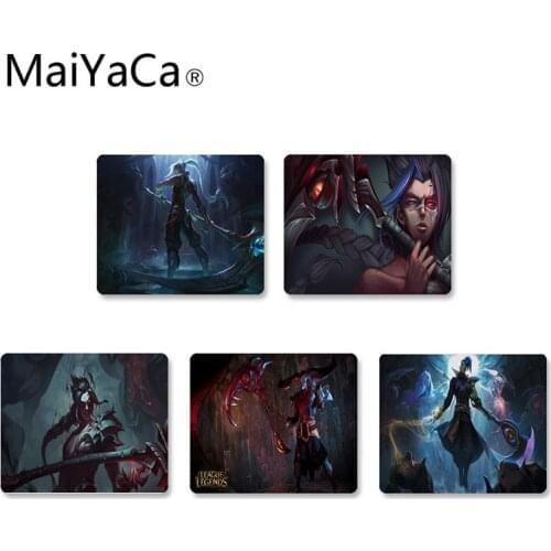 MaiYaCa Kayn LoL League Of Legends Big promotion Russia gaming mouse Pad Desktops Mate anime Rubber Rectangle Mousemats