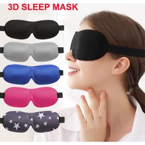Sleeping Eye Mask 3D Sleep Mask Natural Eyeshade Cover Shade Patch Soft Portable Blindfold Travel Eyepatch Cover