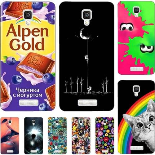 Lovely Fashion Phone Case For Alcatel One Touch Pixi 4 5.0" 5010D Case Coconut Printed Phone Back Cover For Funda Alcatel 5010D