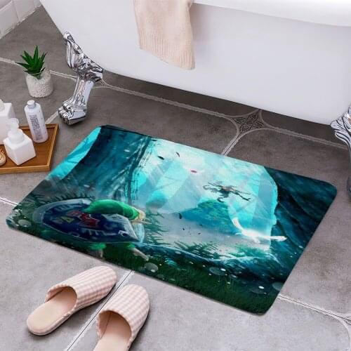 Link V3 Cheaper Anti-slip Modern Area Rugs Living Room Balcony Bathroom Printed Carpet Doormat Hallway Bath Mat