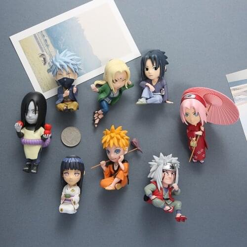 2021 New cartoon anime ghost slaying blade Tanjiro creative 3D stereo refrigerator magnet magnet character full set