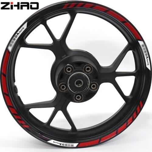 New high quality Fit Motorcycle Wheel Sticker stripe Reflective Rim For Honda CMX500/300 REBEL RC51 / RVT1000 VF750/S SABRE
