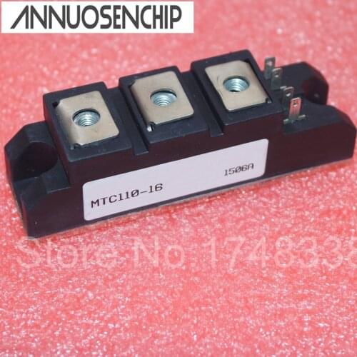 Ordinary thyristor SCR module MTC 110-16 12 110A 400-1600V NEW ORIGINAL MTC110-16 MTC110-12 MTC180-18 MTC55A-2000V MTC110A-1600V