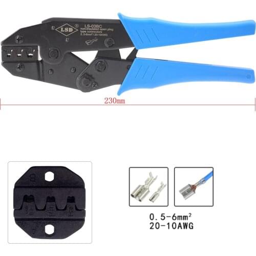 Crimping Pliers Clamp Tools Cap/coaxial Cable Terminals Kit Multi Functional Carbon Steel Multifunctional crimper tool kit