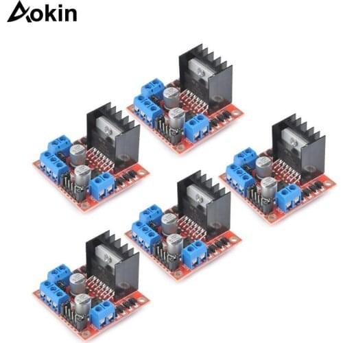 5pcs/lot L298N Stepper Motor Driver Controller Board Dual H Bridge Module for Arduino Electric Projects
