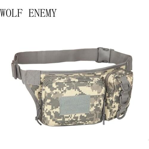 800D Outdoor Travel Military Tactical 3P Waist Bag Women Men Multifunctional Hiking Camping Camouflage Bag