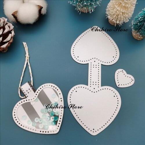 Heart greeting card decorate Metal Cutting Dies Stencils for DIY Scrapbooking photo Embossing DIY Paper Card new 2020