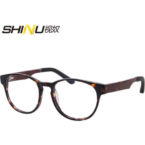 See Near And Far Eyeglasses Anti Blue Ray Computer Reading Glasses Women Men Bifocal Eyewear Hyperopia Reader ZF110