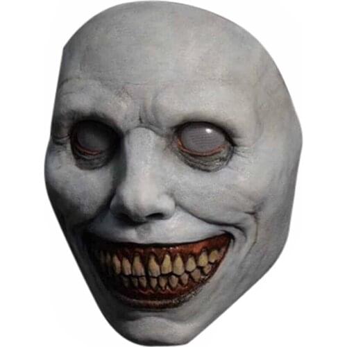 Halloween Creepy Masks Horror Smiling Demons Mask Holiday Party Masquerade Costume Joke Evil Face Party Cosplay Props