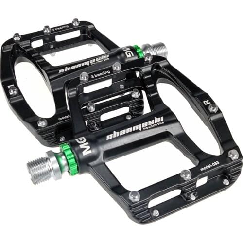 Bike Pedals MTB Non-slip Bicycle Pedal CNC 3 Sealed Bearing Flat Platform Antiskid Pedal for Cycling Bicycle Accessories