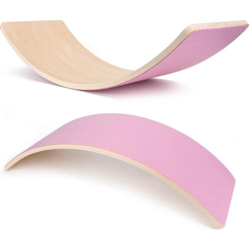 High Quality Child Wooden Balance Board Body Wobble Balance Workout Twist Training Equipment Childrens Balance Seesaw Toys