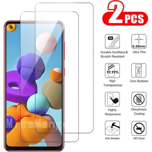 Tempered Glass for Samsung A01 A31 protective Glass for Samsung A21s A21 Tempered Screen Glass Protector armored safety Film