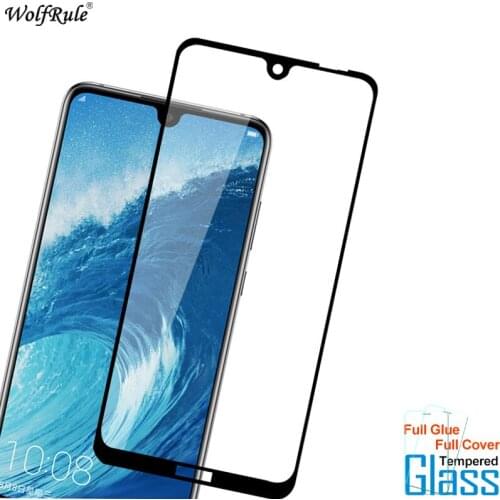 2Pcs For Glass Huawei Honor 8A Screen Protector Full Glue Cover Tempered Glass For Huawei Honor Play 8A Glass Phone Film 6.08