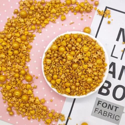 Gold Edible Sprinkle For Cake Purple Pearl Sugar Fondant Reposteria Food Coloring baking tools for cakes
