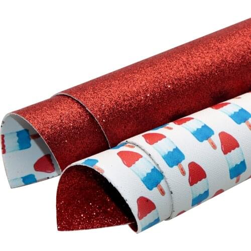 20*33cm Glitter Faux Synthetic Leather Fabric For Bows DIY Handmade Material,1Yc17298