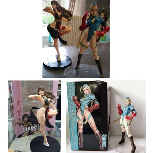 Anime Sexy Girl Game Kotobukiya Chun Li Cammy Action Figure Cartoon Collection Model