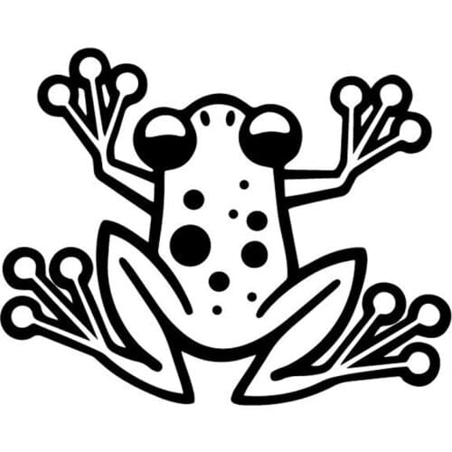 Cartoon Frog Car-Sticker Automobiles Motorcycles Window Bumper Laptop Vinyl Decal PVC Decorative Hood Cover Scratches Waterproof