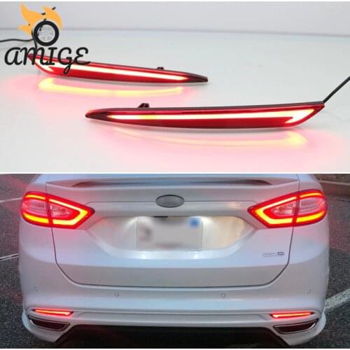 Car LED Taillights Tail Light For Ford Mondeo Fusion 2013 2014 2015 2016 2017 2018 Rear Bumper Lights Brake Light Foglamps