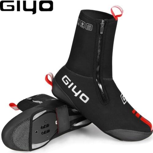GIYO Cycling Boot Covers MTB Shoe Covers Winter Warm Thermal Neoprene Overshoes Waterproof Toe Cycling Shoe Covers Booties New