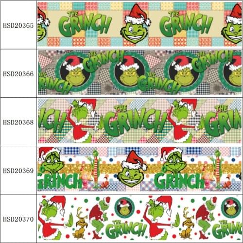 HSDRibbon free shipping 3" 75mm heat transfer printed hsd-design series Grosgrain Ribbon 50Yards/Roll