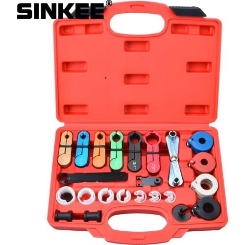 22pcs Fuel & Air Conditioning Disconnection Tool Set Automotive AC Hose Fuel Lines SK1096
