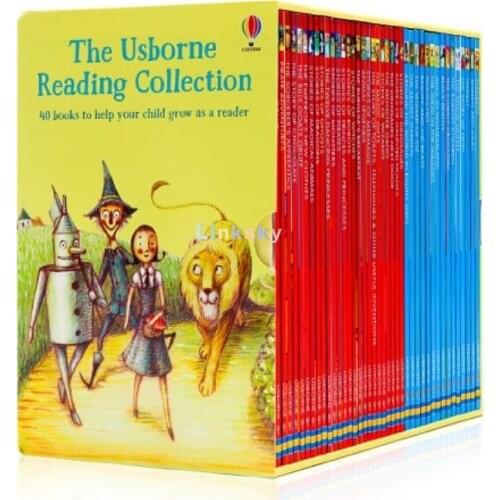 The Usborne Reading Collection 40 Books Gift Box Set, Early Readers,English Picture Book,a Broad Range of Story Styles,Ages 9-12