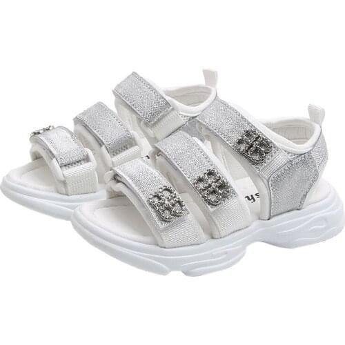 Summer Kids Beach Shoes 2020 New Leather Slippers Boys And Girls Non-slip Sandals Casual Fashion Seaside Sandals Toddler Sandals