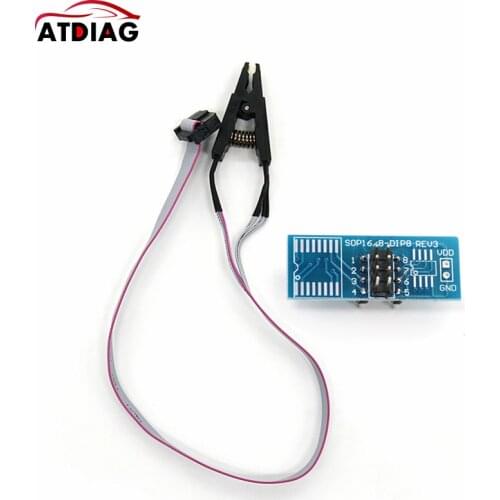 2021 HOT Selling SOIC8 SOP8 Test Clip For EEPROM 93CXX/25CXX/24CXX in-circuit programming on USB Programmer TL866CS TL866A EZP
