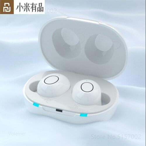 Youpin TWS Wireless Hearing Aid Rechargeable Mini Ear Aids 6 Speeds Volume Adjustable Sound Amplifiers For Elderly Care Deaf
