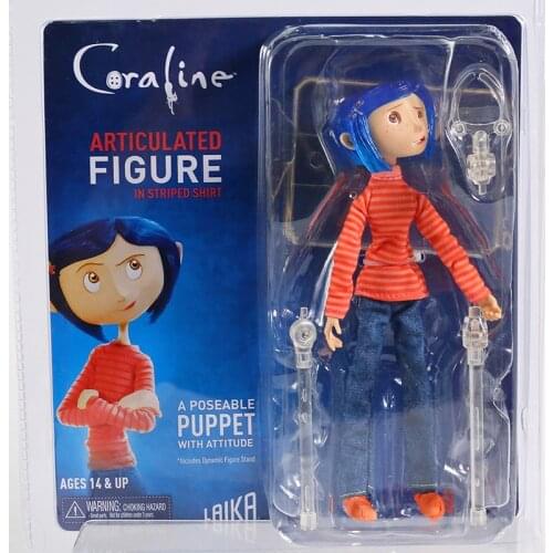 NECA Coraline and The Secret Door Caroline 7" Action Figure Collectible Model Toy Gift Doll Figurine