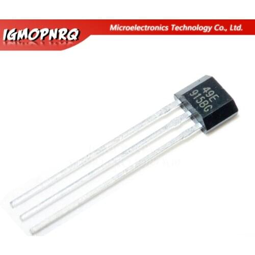 10PCS 49E OH49E SS49E TO-92 Hall element Hall switch new original