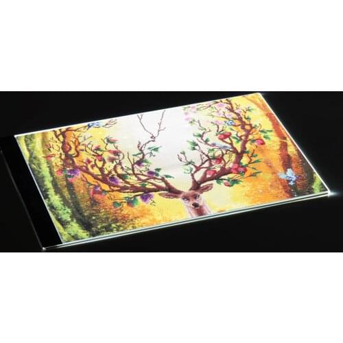 Aibecy Portable A3 LED Light Pad Drawing Tracing Tracer Copy Board Table Pad Copyboard for Diamond Painting Tattoo Sketching